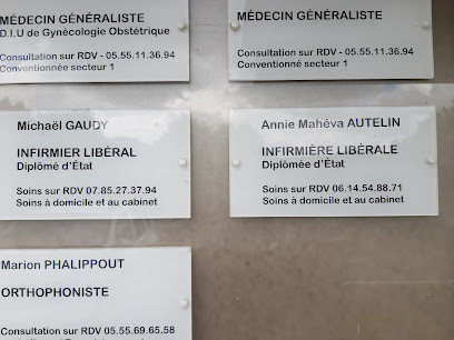 GAUDY Michael / AUTELIN Mahéva, Cabinet Infirmier à Eymoutiers