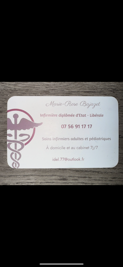 Infirmière Mouroux Marie-Rose Bajazet Infirmière à Mouroux