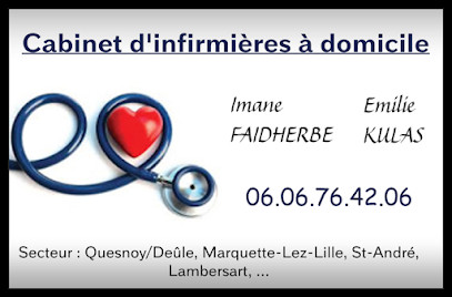 Faidherbe Imane Et Kulas Emilie, Infirmière à Quesnoy-sur-Deûle