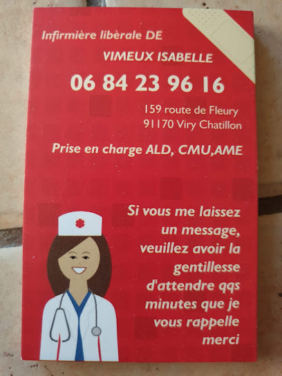 Isabelle Vimeux Infirmiere Liberale D.e Viry- Chatillon Infirmière à Viry-Châtillon