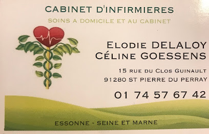 Cabinet Infirmier DELALOY Elodie et GOESSENS Céline , Infirmières libérales, Cabinet Infirmier à Saint-Pierre-du-Perray