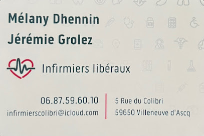 DHENNIN Mélany - Infirmière libérale - soins à domicile, Cabinet Infirmier à Villeneuve-d'Ascq