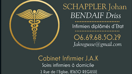 SCHAPPLER Johan, Cabinet Infirmier à Régusse