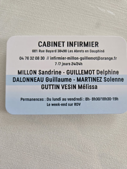 Cabinet Infirmier Millon Guillemot Infirmière aux Abrets en Dauphiné
