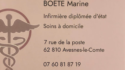Marine Boëte Infirmière À Domicile Infirmière à Avesnes-le-Comte