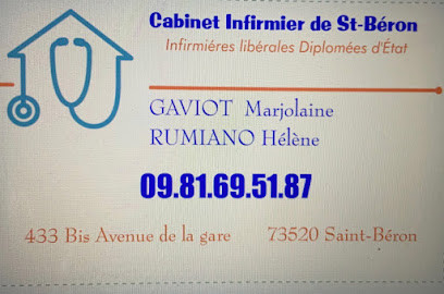 Cabinet infirmier ST BERON Rumiano et Gaviot, Cabinet Infirmier à Saint-Béron