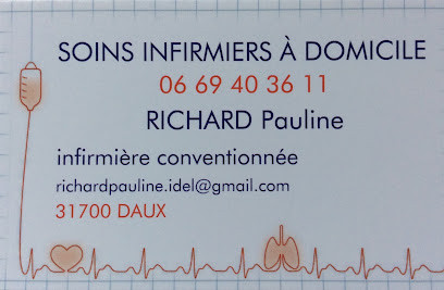 Infirmière à Daux Pauline Richard, Cabinet Infirmier à Daux